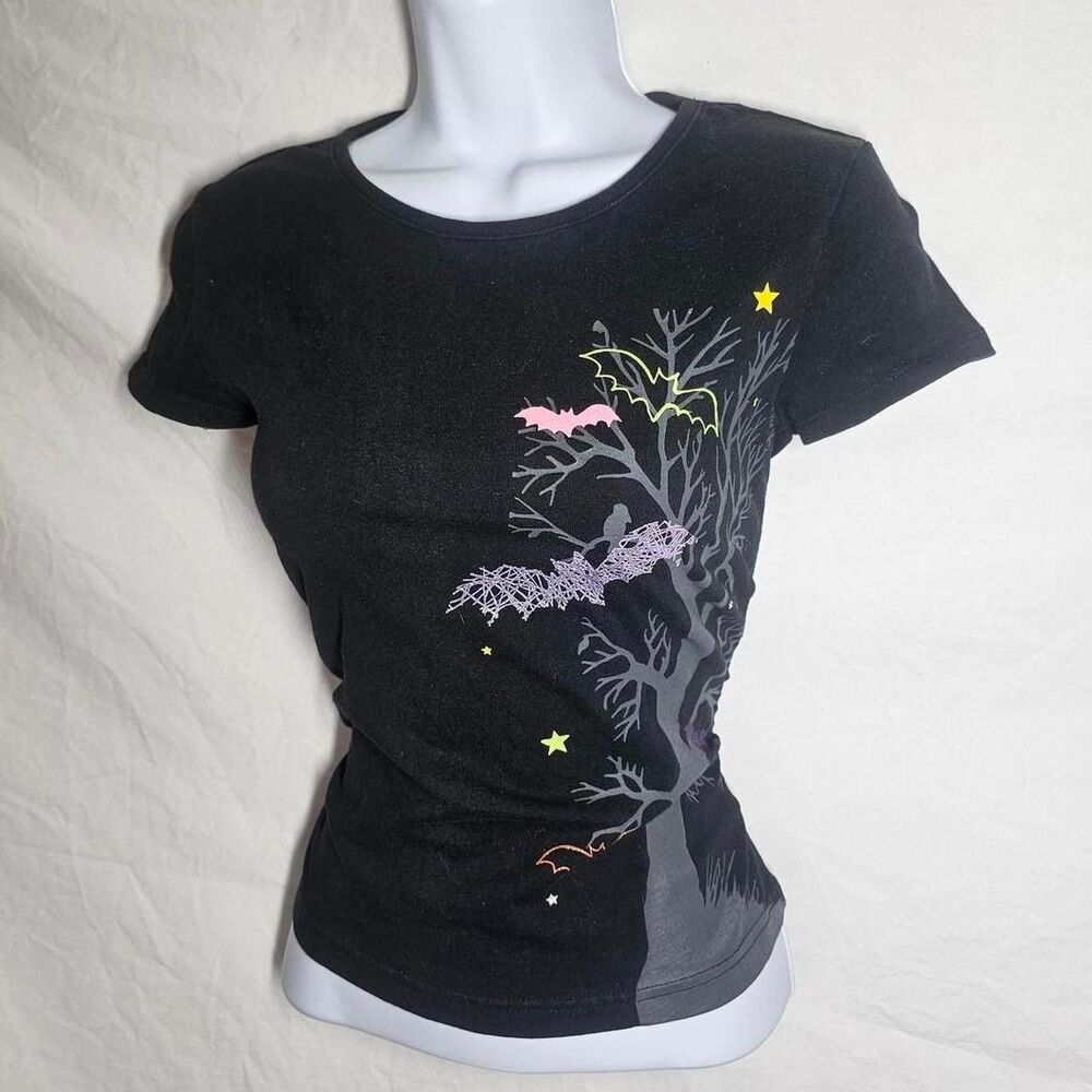 Vintage y2k 2000s halloween baby tee
